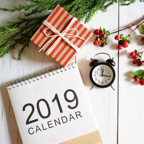 2019 | l'agenda de l'année